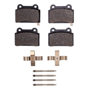 Mitsubishi Lancer Brake Pads - Rear - R1 Concepts - Semi Met - `08-`15